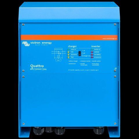 VictronEnergy Quattro 48/5000/70-100/100 Комбінований інвертор однофазний і зарядний пристрій 99-00019723 фото