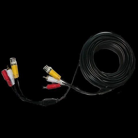BNC + DC + AV Патчкорд комбинированный коаксиальный + питание + звук 20м 99-00013308 фото