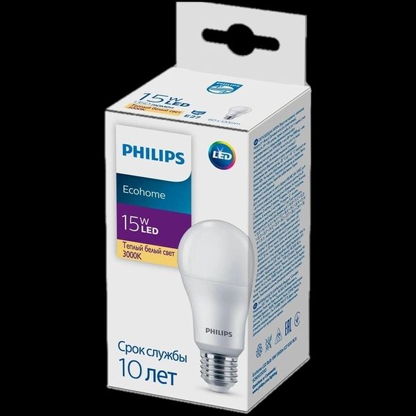 Philips Ecohome LED E27830 Лампочка Bulb 15W 1350lm 99-00015244 фото