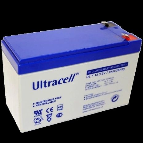 Ultracell UL7-12 AGM 12V 7 Ah Акумуляторна батарея 99-00020760 фото