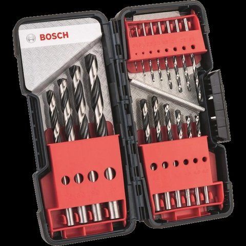 Bosch HSS PointTeQ 18 штук Набір свердел для металу 99-00019719 фото