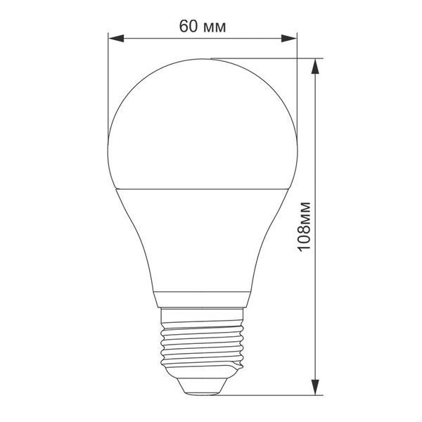 TITANUM А60 10W E27 4100K 220V LED лампа 99-00017511 фото