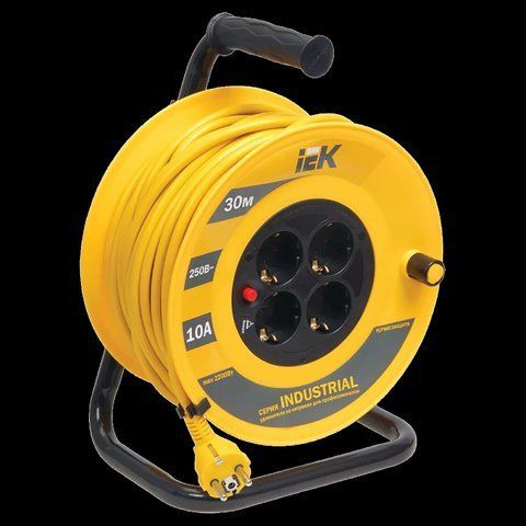 IEK Подовжувач-катушка 4гн 30м З/К УК30 т/з (3х1,5мм2) IP44 99-00011897 фото