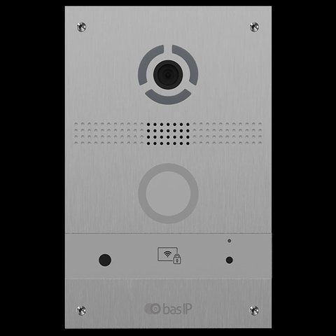 Bas-IP AV-08FB silver IP панель виклику з розпізнаванням облич і зчитувачем UKEY 99-00009106 фото