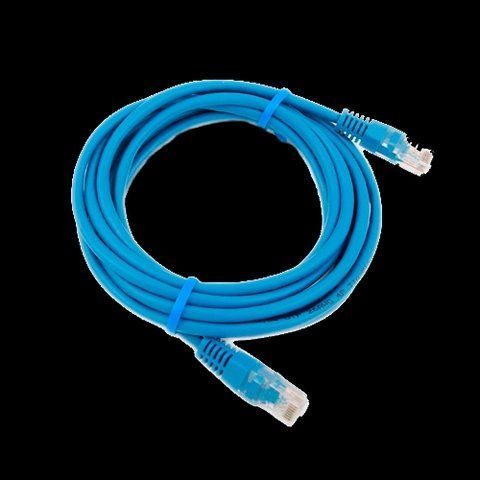 Патч-корд RITAR литий, CCA, UTP, RJ45, Cat.5e, 0,5m, синій Q2000 (PCR-CCA/0.5Be) 99-00005868 фото
