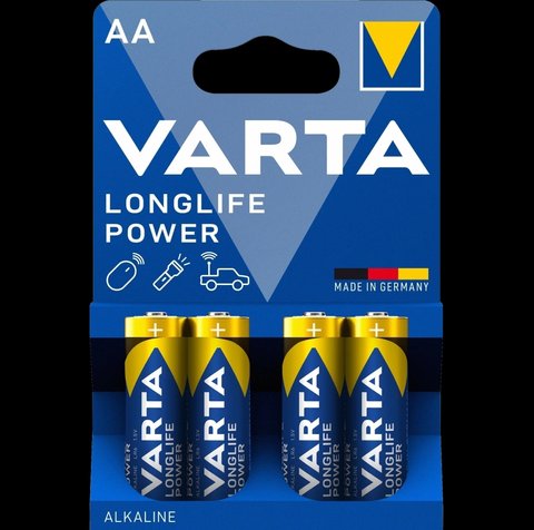 VARTA HIGH ENERGY/LONGLIFE POWER AA BLI 4 ALKALINE Батарейка 99-00015765 фото