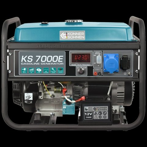 Konner&Sohnen KS 7000E Генератор бензиновый 230В 5.5кВт электростартер 99-00019408 фото