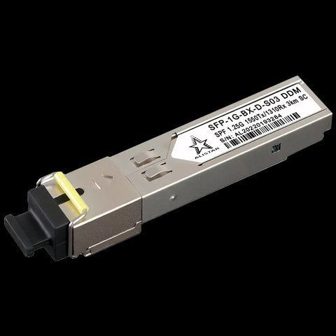 ALISTAR SFP-1G-BX-D-S03 SFP 1G 1SM WDM SC 3KM TX1550/RX1310nm DDM Модуль 99-00020841 фото