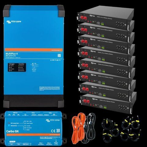 VictronEnergy MultiPlus-II + Dyness Система бесперебойного питания 1 фаза 4кВт 19,2кВт&bull;ч 99-00020824 фото