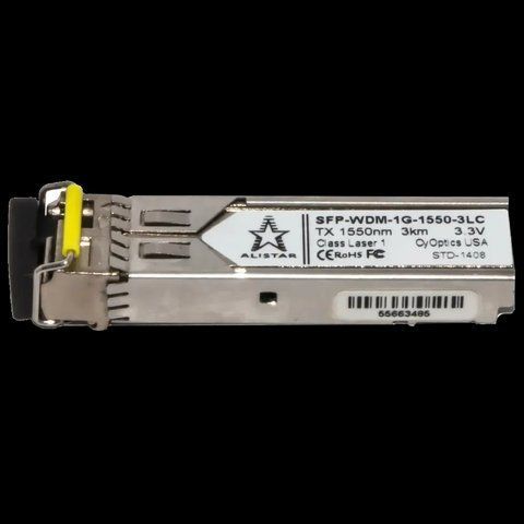 ALISTAR SFP-1G-BX-D-L03 SFP 1G 1SM WDM LC 3KM TX1550/RX1310nm DDM Модуль 99-00020844 фото