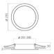 VIDEX 26W 5000K 220V LED світильник Back круглий 99-00017522 фото 5