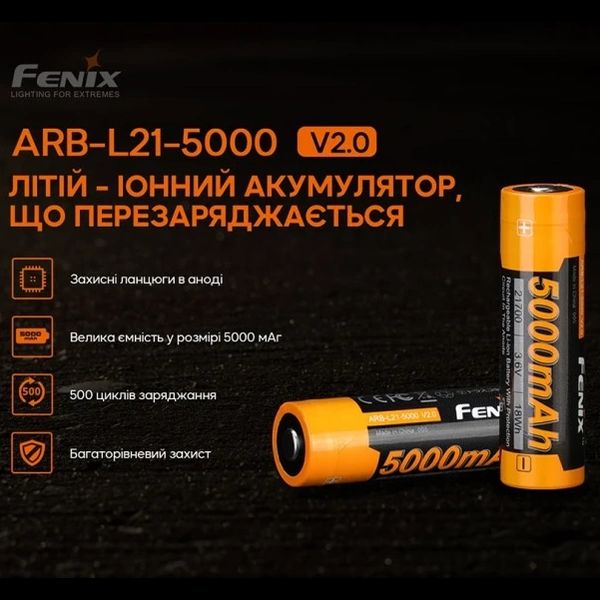 Fenix ARB-L21-5000 V2.0 Акумулятор 21700 99-00017272 фото