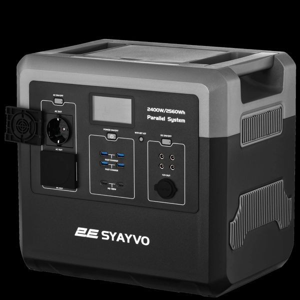 2Е Syayvo 2400 Вт 2560 Вт/год WiFi/BT Портативна електростанція 99-00020347 фото