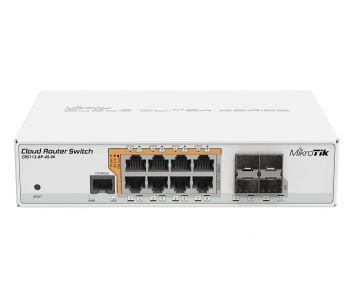 MikroTik CRS112-8P-4S-IN 8-портовый управляемый PoE коммутатор 00-00000299 фото