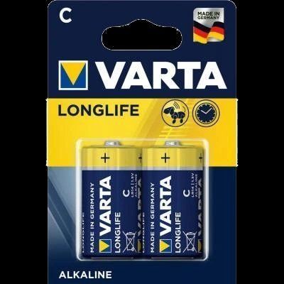 VARTA LONGLIFE C BLI 2 ALKALINE Батарейка 99-00017359 фото