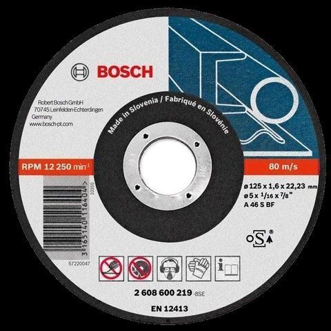 Bosch 125 x 1.6 мм (2608600219) Відрізний круг для металу 99-00014205 фото