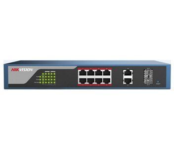 DS-3E1310P-E 8-портовий керований POE комутатор Hikvision 99-00003136 фото