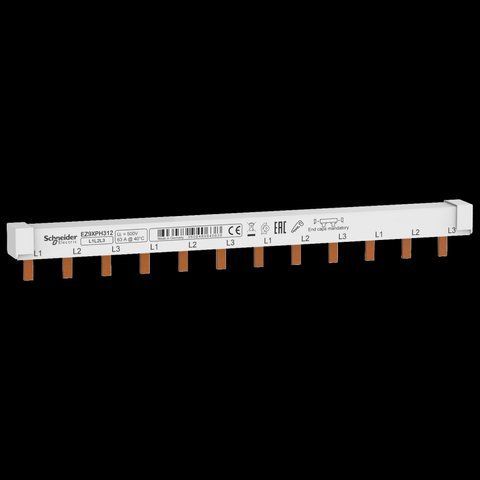 Schneider Electric EZ9XPH312 EASY9 63A 3P Гребенчатая шина на 12 модулей 99-00012684 фото