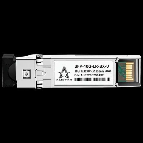 ALISTAR SFP-10G-LR-BX-U SFP+ 10G BASE-BX 1SM WDM LC 20KM TX1270/RX1330nm DOM Модуль 99-00020853 фото