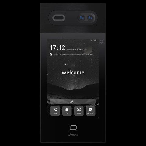 Dnake S617 8-дюймовая вызывная панель Android с функцией распознавания лица 99-00021149 фото