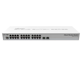 MikroTik CRS326-24G-2S+RM 24-портовий керований L2 99-00002337 фото