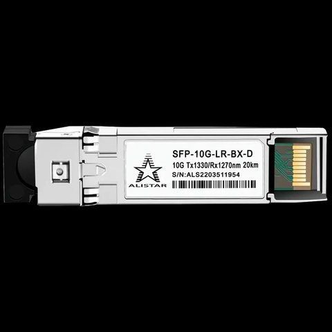 ALISTAR SFP-10G-LR-BX-D SFP+ 10G BASE-BX 1SM WDM LC 20KM TX1330/RX1270nm DOM Модуль 99-00020854 фото