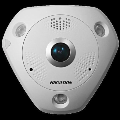 Hikvision DS-2CD63C5G0E-IVS(B) (2мм) 12 МП Fisheye із мікрофоном 99-00002781 фото