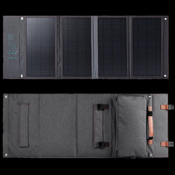 2E Портативна сонячна панель, 36 Вт зарядний пристрій, USB-С 20W, USB-A 18W 99-00011011 фото