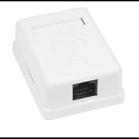 MB-UTP1 Розетка 1-портовая RJ45 UTP, белая, 5E 99-00007194 фото