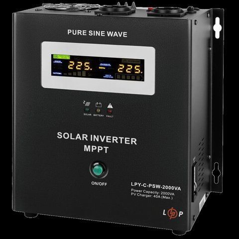 LOGICPOWER LPY-С-PSW-2000VA (1400Вт) MPPT 24В Джерело безперебійного живлення 99-00012756 фото