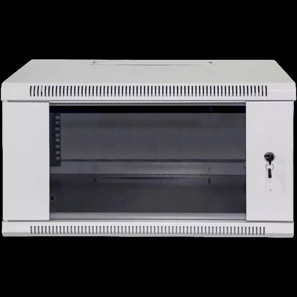 Hypernet WMNC-350-4U-FLAT Шафа коммутаційна настінна 4U 600x350 розбірна 99-00008359 фото