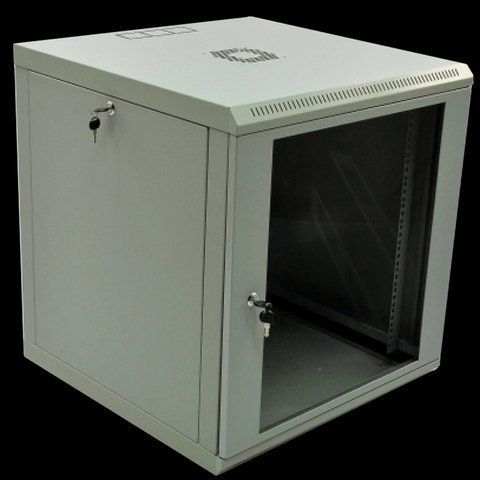 12U, 600х600х640 Шкаф акриловое стекло серый 99-00017089 фото