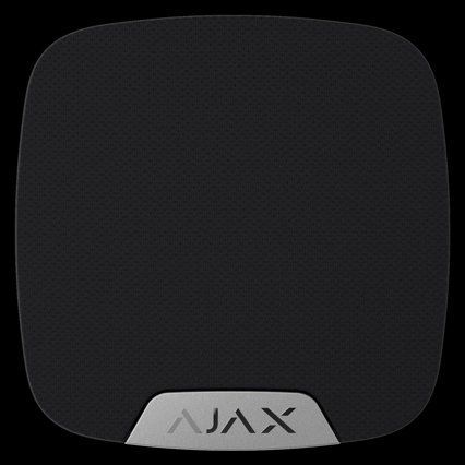Ajax&nbsp;HomeSiren&nbsp;S&nbsp;(8PD)&nbsp;black Беспроводная сирена с клеммой для дополнительного светодиода 99-00014676 фото