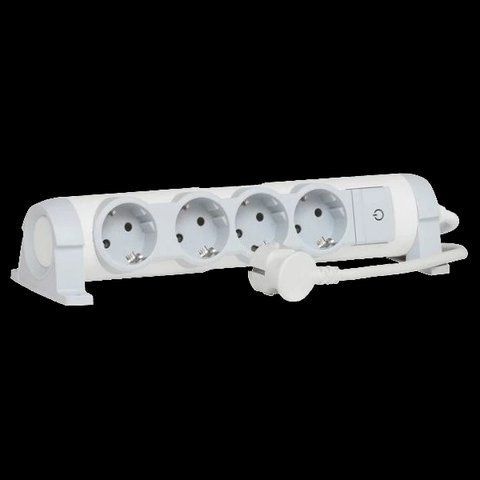 Legrand 4XSchuko 3Gх1,5 мм, 3м Мережевий подовжувач з вимикачем білий, комфорт 99-00008587 фото