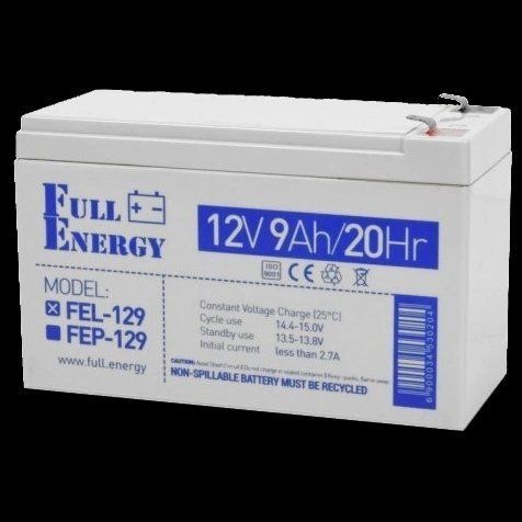 Full Energy FEL-129 Аккумулятор гелевой 12В 9А&bull;ч 99-00009130 фото