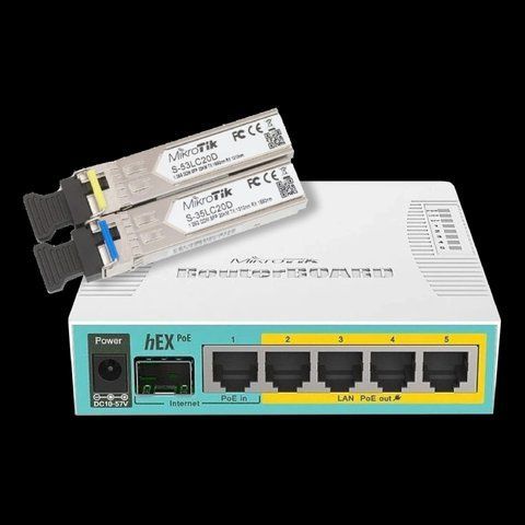 RB960PGS + SFP модуль S-3553LC20D Комплект 99-00017843 фото