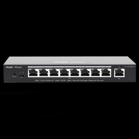 Ruijie RG-ES209GC-P 9-портовий гігабітний інтелектуальний POE комутатор 99-00008402 фото