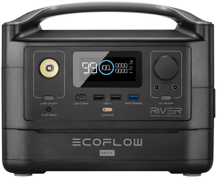 Зарядна станція EcoFlow RIVER Max (576 Вт·г) EFRIVER600MAX-EU фото