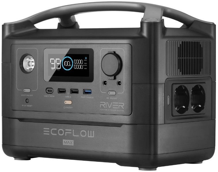 Зарядная станция EcoFlow RIVER Max (576 Вт·г) EFRIVER600MAX-EU фото