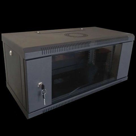 Hypernet WMNC-4U-FLAT-BLACK Шкаф коммутационный настенный 4U 600x450 99-00015193 фото