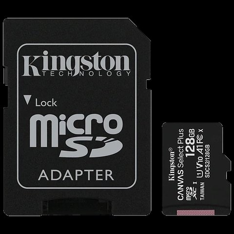 Kingston 128 Гб microSDXC U1 V10 A1 (SDCS2/128GBSP) Карта пам’яті 99-00010961 фото