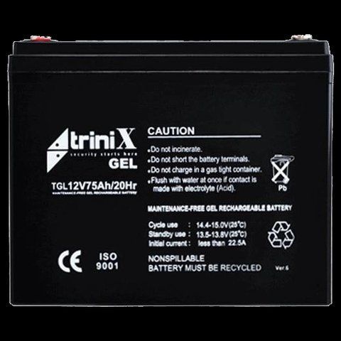 Trinix TGL12V75Ah/20Hr Акумулятор гелевий 12В 75А&bull;год 99-00011439 фото