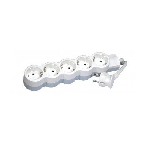 Legrand 5XSchuko, 3Gх1,5 мм, 3м Мережевий подовжувач білий, стандарт 99-00008589 фото