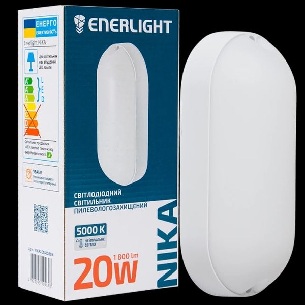 ENERLIGHT NIKA Світильник світлодіодний 20Вт 5000К IP65 99-00015238 фото