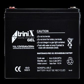 Trinix 12В Акумулятор гелевий 55 А&bull;г 99-00011483 фото