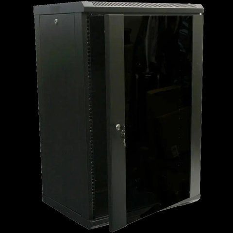 Hypernet WMNC-15U-FLAT- BLACK15U 600x450 Шафа коммутаційна настінна розбірна 99-00016622 фото