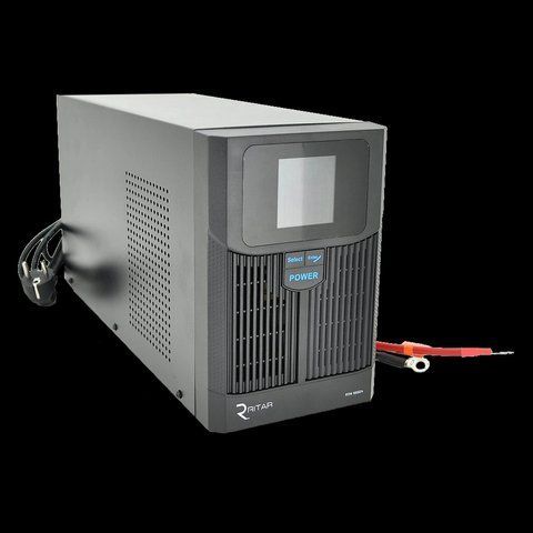 RITAR RTSW-1500 LCD 1500ВА 12В ДБЖ з правильною синусоїдою під зовнішній АКБ 99-00009710 фото