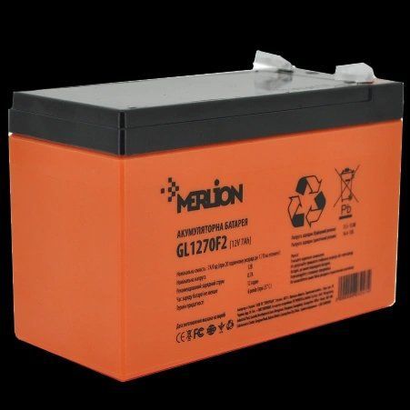 MERLION GL1270F2 12 V 7Ah Аккумуляторная батарея 99-00020756 фото