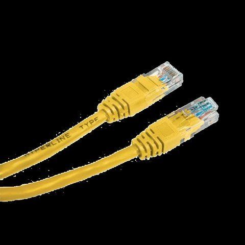 Патч-корд E-server UTP, 0.5 м, кат. 5e жовтий 99-00006952 фото